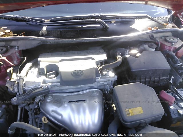 4T4BF1FK3ER424294 - 2014 TOYOTA CAMRY L/SE/LE/XLE 栗色 照片 10