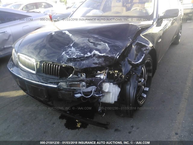 WBAGN63403DR13787 - 2003 BMW 745 LI BLACK photo 6