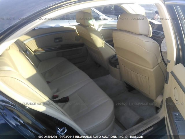 WBAGN63403DR13787 - 2003 BMW 745 LI BLACK photo 8
