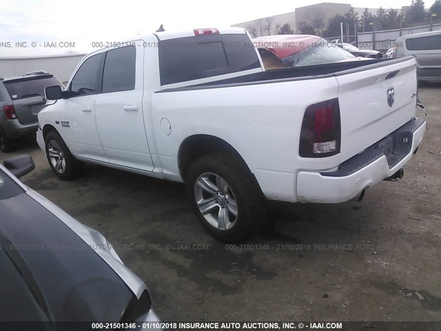 1C6RR7MT9FS599818 - 2015 RAM 1500 SPORT WHITE photo 3