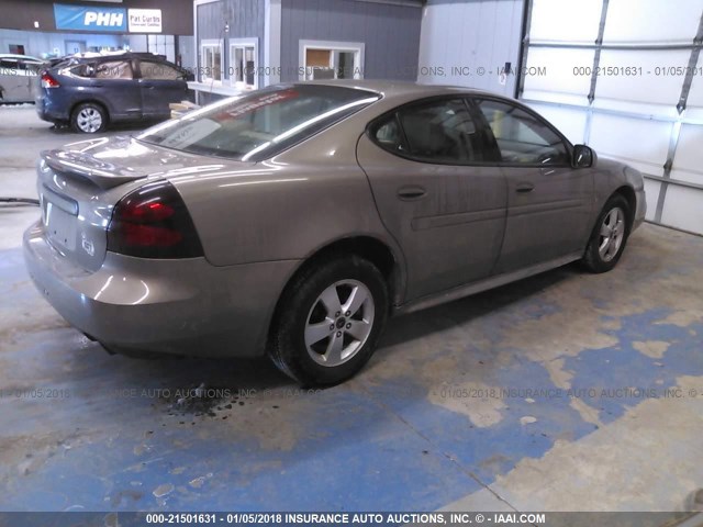 2G2WP552361124598 - 2006 PONTIAC GRAND PRIX GOLD photo 4