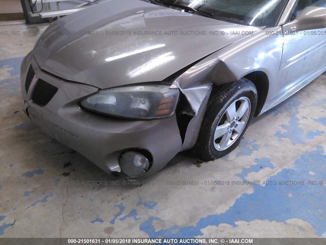 2G2WP552361124598 - 2006 PONTIAC GRAND PRIX GOLD photo 6