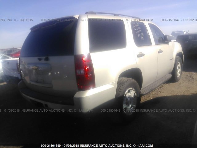 1GNFC13J87R123005 - 2007 CHEVROLET TAHOE C1500 TAN photo 4