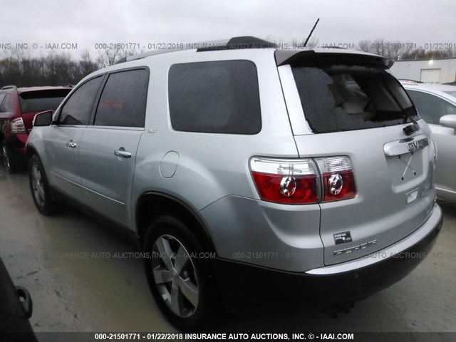 1GKKVSED0CJ120305 - 2012 GMC ACADIA SLT-2 SILVER photo 3