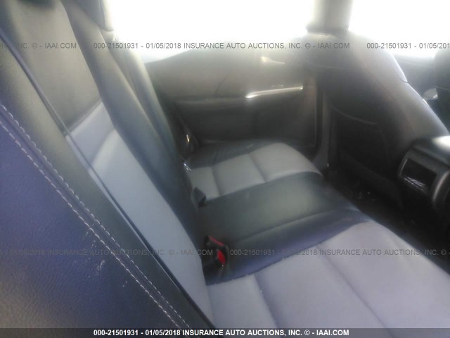 4T1BF1FKXCU166654 - 2012 TOYOTA CAMRY SE/LE/XLE BLACK photo 8