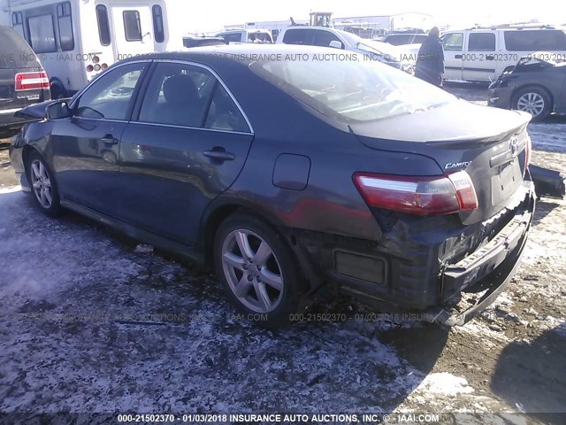 4T1BK46K87U534624 - 2007 TOYOTA CAMRY NEW GENERAT LE/XLE/SE GRAY photo 3