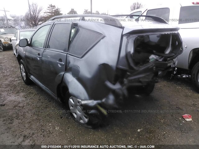 JA4AS2AWXBU012241 - 2011 MITSUBISHI OUTLANDER ES ნაცრისფერი ფოტო 3