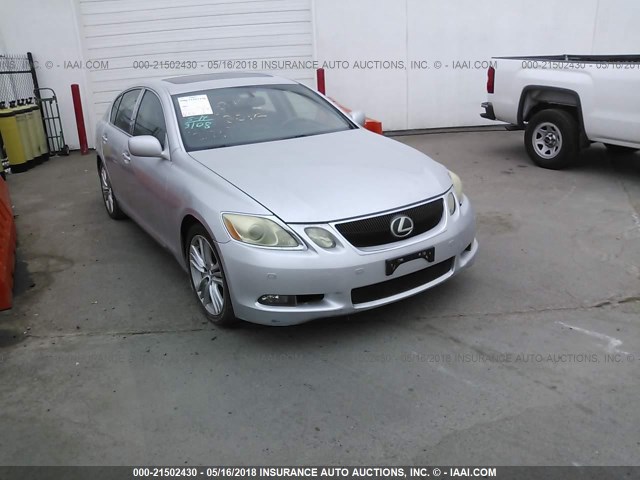 JTHBC96S375000454 - 2007 LEXUS GS 450H SILVER photo 1