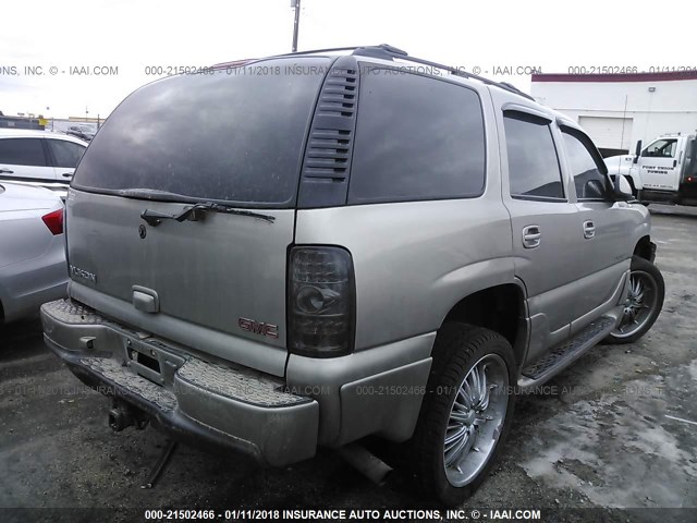 1GKEK63U53J114970 - 2003 GMC YUKON DENALI TAN photo 4