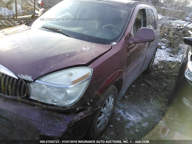 3G5DB03LX6S650013 - 2006 BUICK RENDEZVOUS CX/CXL RED photo 6