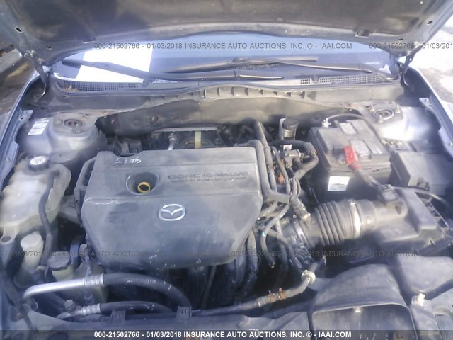 1YVHZ8BHXA5M18672 - 2010 MAZDA 6 I Grau Foto 10