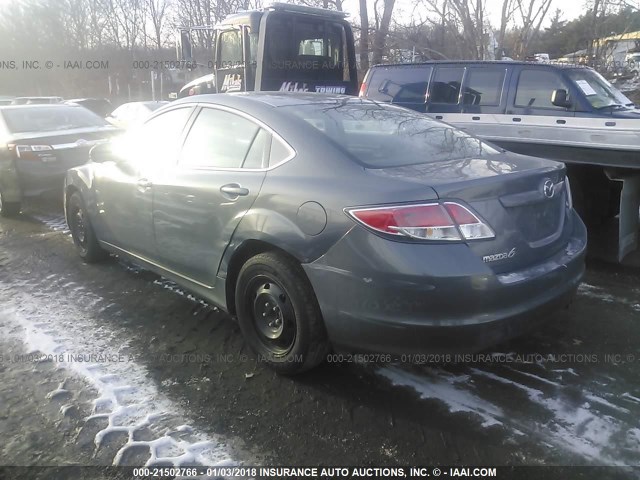 1YVHZ8BHXA5M18672 - 2010 MAZDA 6 I GRAY photo 3