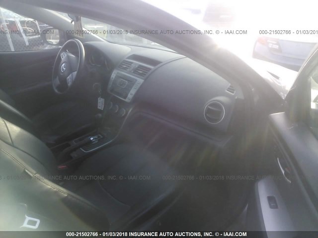 1YVHZ8BHXA5M18672 - 2010 MAZDA 6 I GRAY photo 5