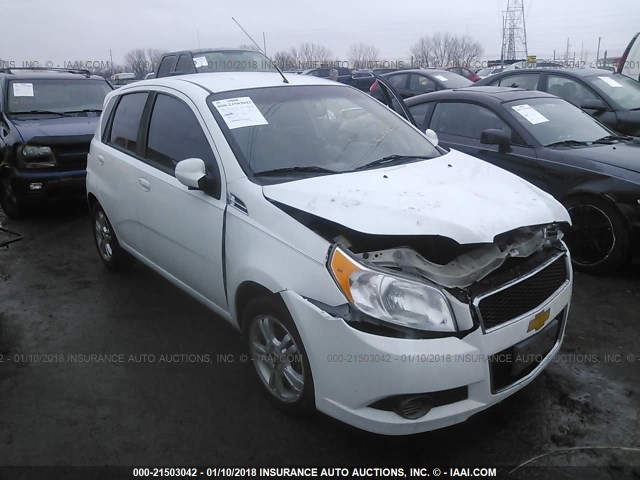 KL1TD6DE2BB245262 - 2011 CHEVROLET AVEO LS/LT 白色 照片 1