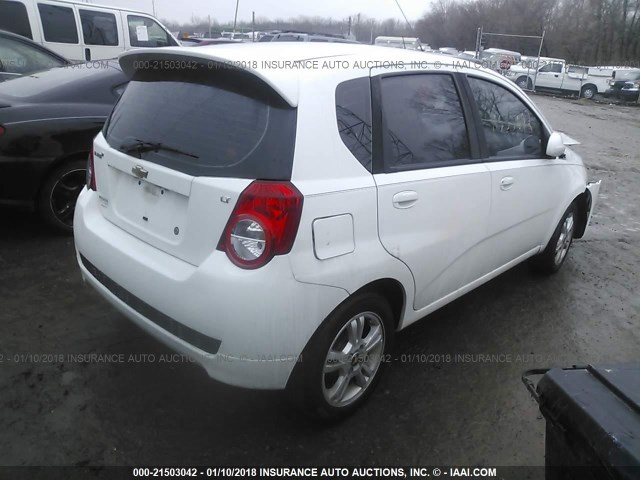 KL1TD6DE2BB245262 - 2011 CHEVROLET AVEO LS/LT 白色 照片 4