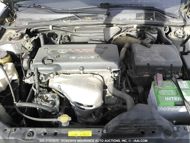 4T1BE32K13U664553 - 2003 TOYOTA CAMRY LE/XLE/SE იასამნისფერი ფოტო 10