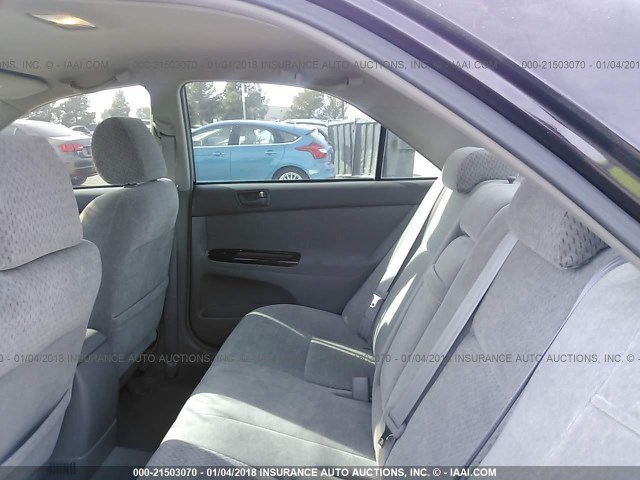 4T1BE32K13U664553 - 2003 TOYOTA CAMRY LE/XLE/SE იასამნისფერი ფოტო 8