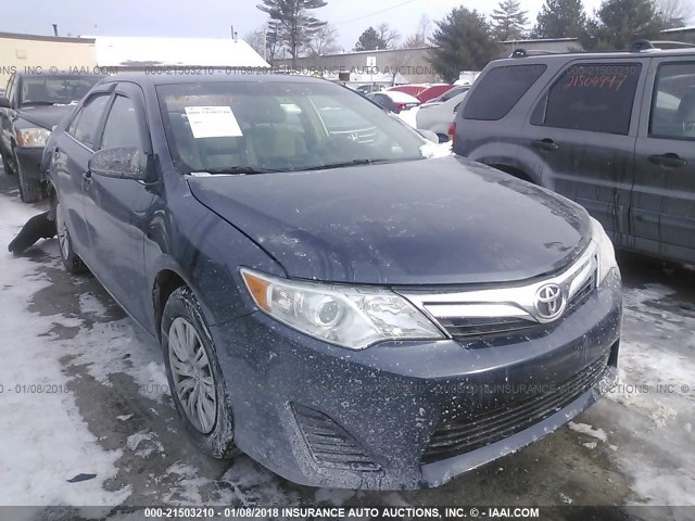 4T4BF1FK3ER426546 - 2014 TOYOTA CAMRY L/SE/LE/XLE BLUE photo 1