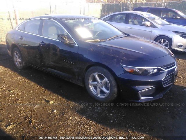 1G1ZB5ST9GF248494 - 2016 CHEVROLET MALIBU LS ლურჯი ფოტო 1