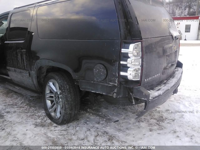 1GNSKJE32BR134851 - 2011 CHEVROLET SUBURBAN K1500 LT BLACK photo 6