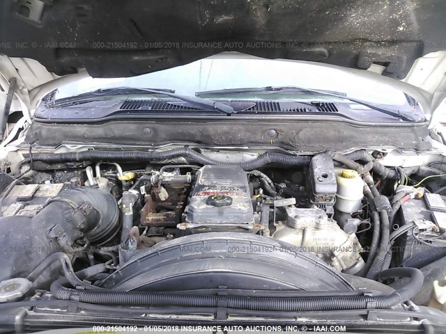 3D7KS28A48G248406 - 2008 DODGE RAM 2500 ST/SLT 白色 照片 10
