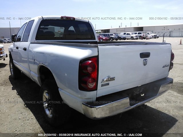 3D7KS28A48G248406 - 2008 DODGE RAM 2500 ST/SLT WHITE photo 3