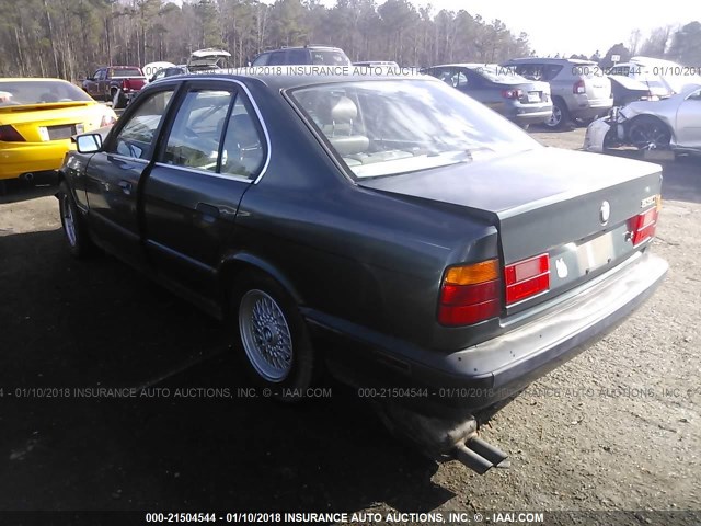 WBAHE2317RGE84029 - 1994 BMW 530 I AUTOMATIC GREEN photo 3