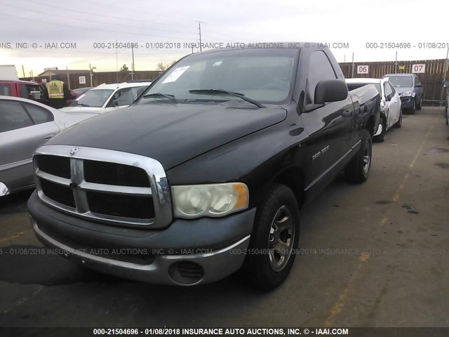 1D7HA16K44J122154 - 2004 DODGE RAM 1500 ST BLACK photo 2