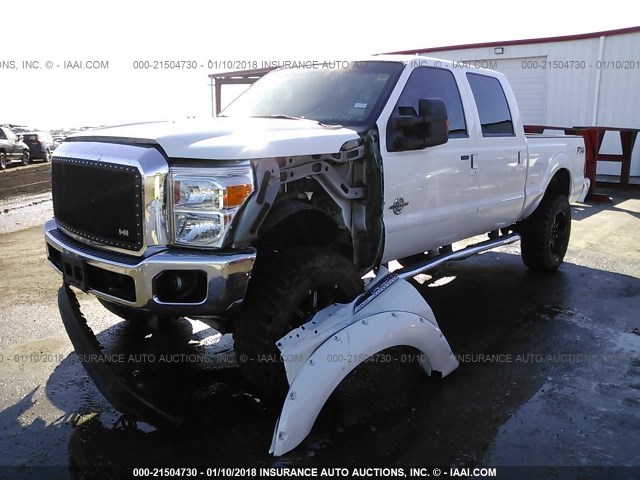 1FT7W2BT6EEB86265 - 2014 FORD F250 SUPER DUTY WHITE photo 2