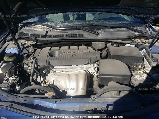 4T1BF3EK3BU716420 - 2011 TOYOTA CAMRY SE/LE/XLE BLUE photo 10