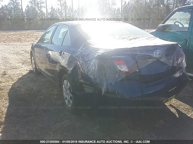 4T1BF3EK3BU716420 - 2011 TOYOTA CAMRY SE/LE/XLE BLUE photo 3