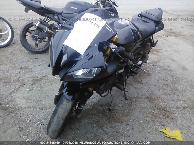 JYARJ16E69A015442 - 2009 YAMAHA YZFR6 BLACK photo 2