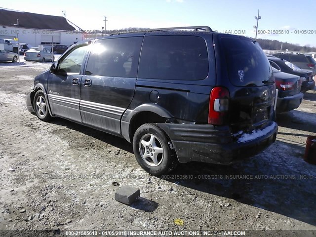 1GMDX03E72D194649 - 2002 PONTIAC MONTANA Dark Blue photo 3