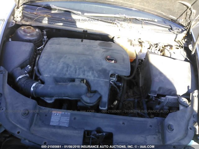 1G1ZC5EB6AF287938 - 2010 CHEVROLET MALIBU 1LT 灰色 照片 10