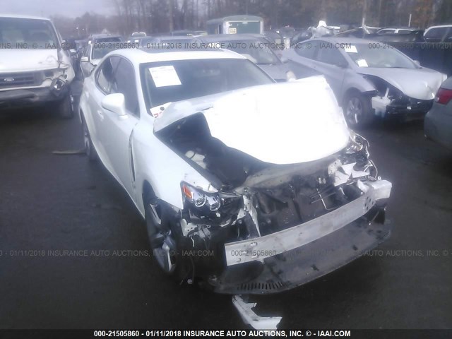 JTHCE1D20E5001464 - 2014 LEXUS IS 350 WHITE photo 1