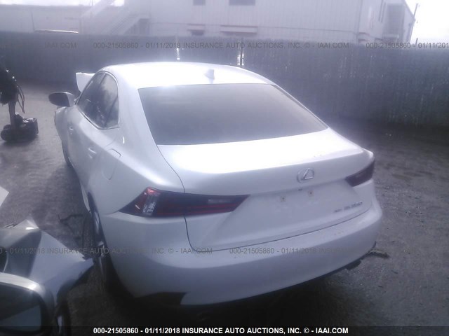 JTHCE1D20E5001464 - 2014 LEXUS IS 350 WHITE photo 3