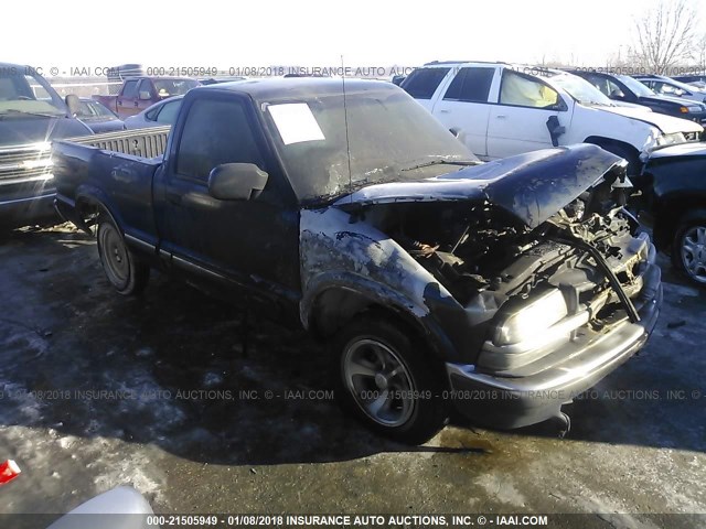 1GCCS145XYK197942 - 2000 CHEVROLET S TRUCK S10 BLUE photo 1