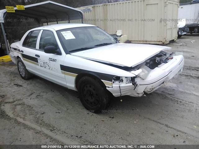 2FABP7BV8AX143776 - 2010 FORD CROWN VICTORIA POLICE INTERCEPTOR WHITE photo 1