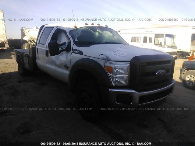 1FD0W4GT6GED46696 - 2016 FORD F450 CREWCAB  WHITE photo 1