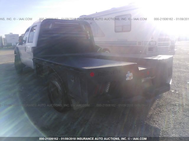 1FD0W4GT6GED46696 - 2016 FORD F450 CREWCAB  WHITE photo 3