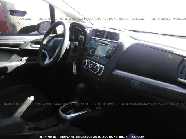 3HGGK5H57FM723356 - 2015 HONDA FIT LX رمادي صورة 5