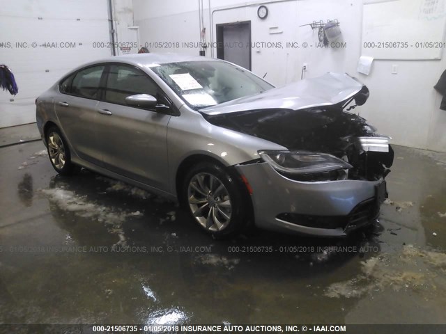 1C3CCCDG5FN703266 - 2015 CHRYSLER 200 S SILVER photo 1