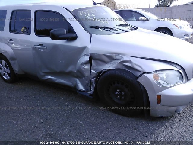 3GNDA13D08S620751 - 2008 CHEVROLET HHR LS 银色 照片 6
