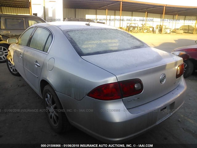 1G4HD57227U233808 - 2007 BUICK LUCERNE CXL SILVER photo 3