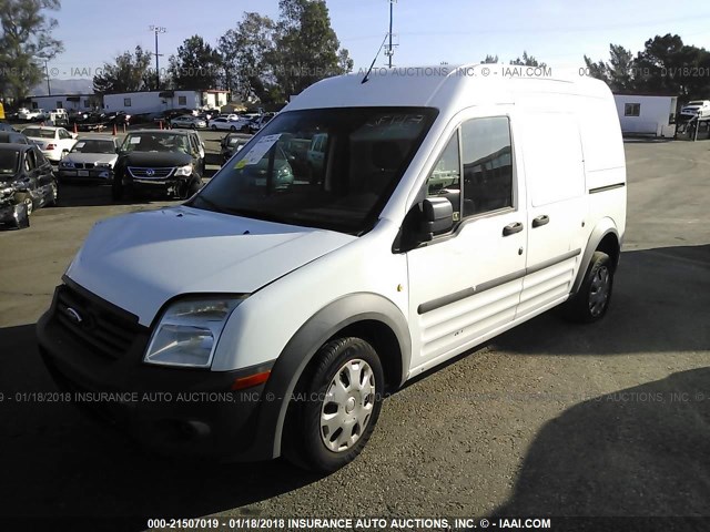 NM0LS7CN5DT164062 - 2013 FORD TRANSIT CONNECT XL WHITE photo 2