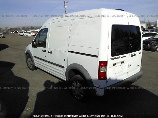 NM0LS7CN5DT164062 - 2013 FORD TRANSIT CONNECT XL WHITE photo 3