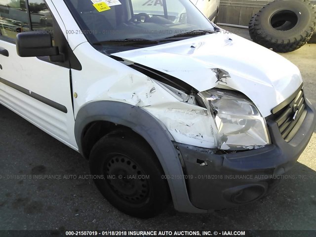 NM0LS7CN5DT164062 - 2013 FORD TRANSIT CONNECT XL WHITE photo 6