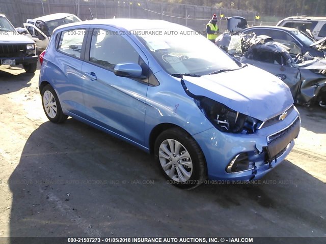 KL8CD6SA4HC828274 - 2017 CHEVROLET SPARK 1LT BLUE photo 1