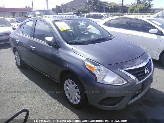 3N1CN7AP5HL849299 - 2017 NISSAN VERSA S/S PLUS/SV/SL GRAY photo 1