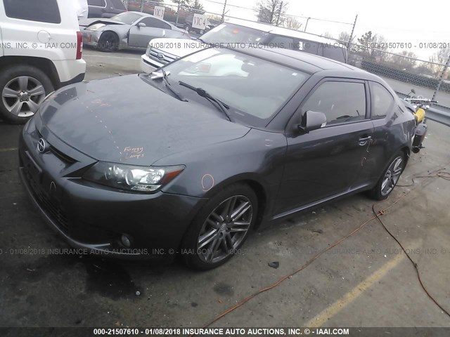 JTKJF5C73C3035670 - 2012 TOYOTA SCION TC GRAY photo 2